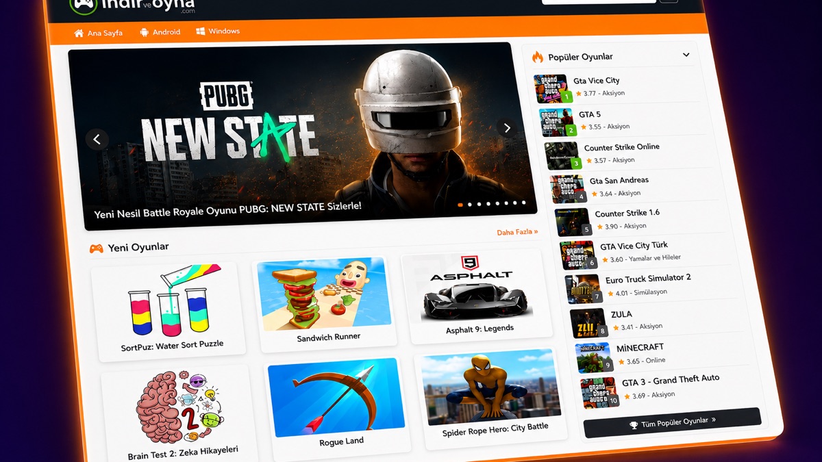 İndir ve Oyna game portal